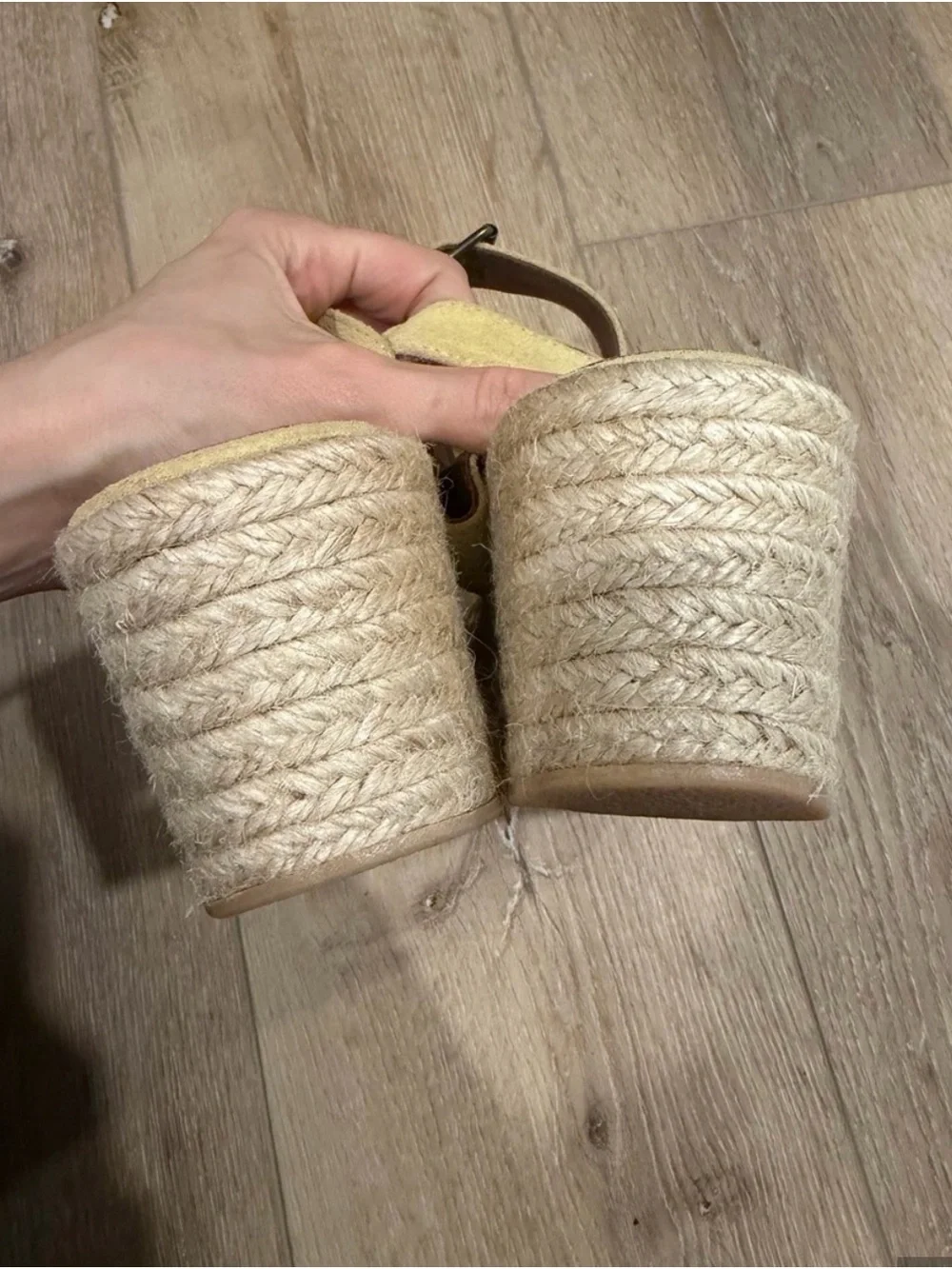 Ba&sh Suede Espadrille Wedge Sandals - Women